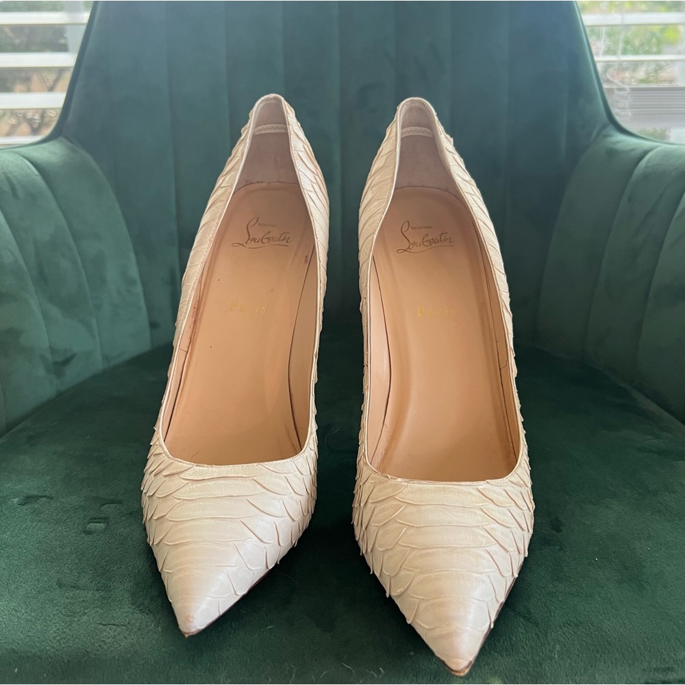 Christian Louboutin Batignolles 120 Python Pump 40